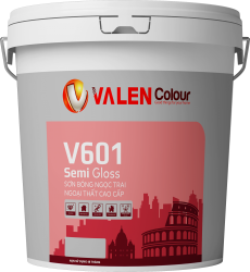 Sơn Bóng Ngọc Trai Ngoại Thất Cao Cấp Semi Gloss V601