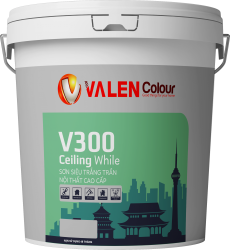 Sơn Siêu Trắng Trần Nội Thất Cao Cấp Ceiling White V300